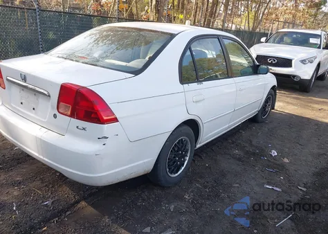 2002 Honda Civic Lx from USA, damaged, VIN 2HGES16642H569578